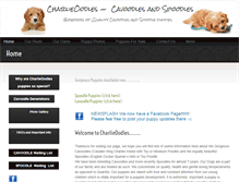 Tablet Screenshot of charlieoodles.com